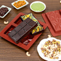 Miniatyrbillede 4 af 7: Chokoladebar Form Dyb Dubai 2,5 cm Pistacie Chokoladebar Silikone Tyk Form til Fyldt Bar, Stor Slikbar Form til Fyldning