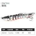 Pikkukuva 2 / 3: 14cm 20g Kalastusviehe Ankerias 9-osainen Moninivelinen Uppova Vaappu Hauelle Ahvenelle Uistin Crankbait