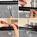Miniatyrbillede 5 af 5: Balkonbeskyttelse Privatlivsbeskyttelse Sort Black Black