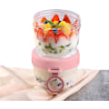 Miniatyrbild 3 av 4: Behållare för overnight oats - Overnight oats-burkar med lock, diskmaskinssäkra, 600 ml med sked