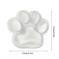 Miniatyrbillede 5 af 5: Stor Kattepote Taba Squishy Legetøj, Gennemsigtig Kattepote Klemmelegetøj, Fidget Legetøj til Stresslindring, Klemmelegetøj Familie Squishy White