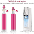 Miniatyrbillede 5 af 5: Quick Connect CO2 Adapter til Sodastream Vandspreder Duo Art, Terra, Tr21-4 Jnnjv{SL}