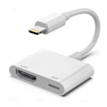 Pikkukuva 1 / 5: Lightning–HDMI-digitaali-TV-sovitin FULL HD 1080P -kaapeli Apple iPadille ja iPhonelle