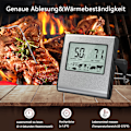 Miniatyrbillede 3 af 5: Digitalt stegetermometer ovntermometer kødtermometer{EE}