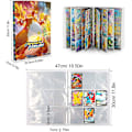 Miniatyrbild 5 av 5: Pärm för 432 Kort Anime Album Bok Pikachu Favorit Samlarkort Binder Mapp{sl} lightning