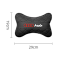 Miniatyrbild 6 av 7: 1 st PU Läder Bil Nackstöd Kudde för Audi Sline Quattro A1 A2 A4 A5 A6 A7 A8 Q1 Q2 Q3 Q4 Q5 Q6 Q7 Q8 Tt S3 S5 B8 J-Svart-Nackstöd
