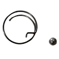 Miniatyrbild 5 av 5: st fjäderkulor för DEWALT 20V mutterdragare N078434 N089668 Mutterdragare reparation DCF885 DCF886 DCF887 DCF836 fjäderstålskula