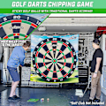Miniatyrbillede 3 af 5: Chip N' Stick Golfspil med Chip N' Stick Golfbolde - Kæmpe Målskiver med Chipping Måtte - Vælg Klassisk eller Dart 180*180cm{SL}