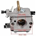 Pikkukuva 3 / 5: Uusi kaasutin STIHL 024 026 024AV 024S MS240 MS260 Pro -moottorisahaan, korvaa WT-194, WT-194-1, 1121 120 0611, sisältää ilmansuodattimen ja puskurin