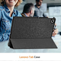 Pikkukuva 5 / 5: Lenovo Tab TB311FU Kotelo Pudotussuoja Nahkainen Jalusta Tabletin Suojus Monivärinen{SL} Multicolor Black