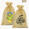 Miniatyrbillede 4 af 5: 24-pak Gaveposer, Jute Poser, Små 7 x 9cm, Jute Poser, Stofposer, Små Linnedposer, Jute Poser til Smykker, Bryllup, Julefrokost