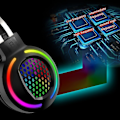 Miniatyrbild 4 av 4: Stereo Hörlurar Gaming Hörlurar Mikrofon Öra Gaming Hörlurar Dubbla 3.5mm Headset
