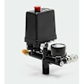 Miniatyrbillede 3 af 5: Trykregulator med manometer til kompressor Manometer med 2 displays