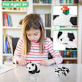 Miniatyrbillede 4 af 5: Panda Mini Byggeklodser Sæt, Panda Sødt Dyr Byggesæt, til Voksne og Børn, Panda Mikro Byggeklodser Sæt