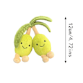 Miniatyrbild 4 av 4: Jellycat Söt Grön Oliv Mjukisdjur, Mjuk & Kramgo Jellycat Oliv Plysch Nyckelring för Väskor, Frukt-tema Väska & Nyckelring Hänge