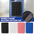 Miniatyrbild 3 av 11: Silikon sugpropp för mobiltelefonfäste Sugpropp med baksida svart 1 st{sl} black 1pcs