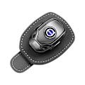 Miniatyrbild 1 av 5: TWYGV Passar Volvo Bil Solglasögonhållare, Läder Glasögonhållare Glasögonhållare för Bil Solskydd{sl】 Grey