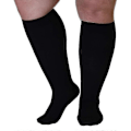 Miniatyrbillede 1 af 2: Kompressionsstrømper til brede lægge i størrelse XL - Perfekt{sl】 4XL