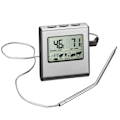 Miniatyrbillede 2 af 5: Digitalt stegetermometer ovntermometer kødtermometer{EE}