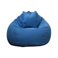 Miniatyrbild 1 av 5: Ny design extra stora sittsäckar Sofföverdrag inomhus Lazy Lounger för vuxna barn Hotsale Hög kvalitet Blå 90 * 110cm_ca Blå Blue 90 * 110cm