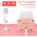 Pikkukuva 6 / 7: Pieni Toaster-kellolamppu, söpö yövalo aikahallintatyökalulla ja pöytäkelloherätyskellolla digitaalisella ajastimella lapsille, ABS+PC lastenlamppu