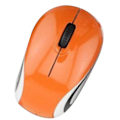 Pikkukuva 1 / 3: Pieni langaton minihiiri matkoille, optinen kannettava langaton minihiiri USB-vastaanottimella PC-kannettavalle - Orange