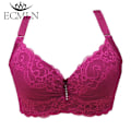 Pikkukuva 4 / 4: 80-105 C/D Naisten Rintaliivit Plus Koot Super Push Up Bralette Pitsi Alusvaatteet Seksikäs Alusasu Kaarituellinen Beige Beige Beige 85C