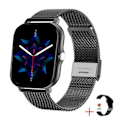 Miniatyrbillede 5 af 5: Smartwatch til kvinder som julegave, Opkald/Blodtryk/100+ Sportsgrene Smartwatch til kvinder, Åndedrætsfrekvens, Puls, Iltmætning, Søvn black