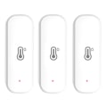 Miniatyrbillede 1 af 7: WiFi Tuya Smart temperatur- og fugtighedssensor, WiFi-rumstermometer og hygrometer{EE}