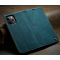 Miniatyrbillede 2 af 5: Læder etui Caseme 0013 til Samsung S23 ultra grøn{sl} Green