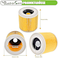 Miniatyrbillede 5 af 5: 2-pak patronfilter til Wd3 Premium Wd2 Wd3 Wd3p Wd3 Mv2 Mv3 filter Wd3 erstatningsfilter til Krcher støvsuger 6.414-552.0/6414552 Hs