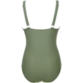 Miniatyrbillede 3 af 5: Polstret bikini badedragt til kvinder mesh ét stykke monokini badetøj svømmedragt Light green M