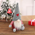 Miniatyrbilde 1 av 5: Julegnomer Plysjdukke Dverg Alve Ornamenter Juledekaler grey