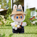 Miniatyrbild 2 av 5: POP MART The Monsters Labubu Blind Box Samlarfigur - Pop Mart Spännande Macaron Plysch Nyckelring Edition (1 Blind Box, 17cm)