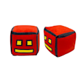 Miniatyrbillede 1 af 3: 2024 Hot Spil The Geometry Dash Plyslegetøj Sød Pude Firkanter Udstoppede Dukke Samlinger Børnegaver Red