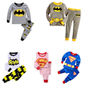Miniatyrbild 2 av 5: Avslappnad Spiderman-tryckt kostym för pojkar T-shirt + Byxor Set grey 18-Months