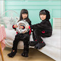 Pikkukuva 1 / 2: Lasten eläimet sarjakuva haalari fleece pyjama cosplay-asu A 120cm