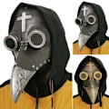 Miniatyrbillede 2 af 5: Halloween Kostume Rekvisitter Pestedoktor Fuglemaske Lang Næse Næb Silver