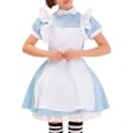 Pikkukuva 4 / 5: Liisa Ihmemaassa Naisten Halloween-asu, piika, satumekko L