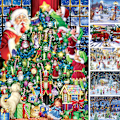 Miniatyrbild 2 av 4: 1000-bitars Snögubbe Pussel Jigsaw Barn Vuxna Pussel DIY Present Heta C