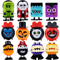 Miniatyrbillede 1 af 2: 12 stk. Nyhed Optrækslegetøj Hoppelegetøj Halloween Gave til Børn 12E