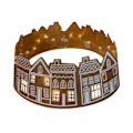 Miniatyrbild 2 av 5: Ljusstake Pepparkakshus Julgransskjort, LED Julgranskjort 28 inches