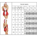 Miniatyrbild 4 av 4: Sexig Babydoll Lingerie Santadräkt Röd Underkläder Nattkläder Jul för Kvinnor L