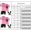 Miniatyrbild 2 av 2: Barcelona Hemma Rosa Fotbollströja Barn Pojkar Jersey Set Shorts Med Strumpor 2020-2021 Nr 10 Messi #18