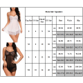 Miniatyrbild 6 av 6: Damernas Sexiga Nattkläder Spetsnät Slipklänning Lingerie Present White L