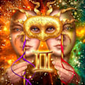 Miniatyrbild 1 av 5: Tolv Konstellationer 5D Full Borr Diamantmålningar Dekoration Gemini