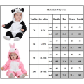 Miniatyrbild 4 av 4: Baby Animal Hooded Romper Jumpsuit Bodysuit Kläder Vinterkläder A 80cm