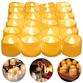 Miniatyrbilde 1 av 5: Flammeløse telys LED Votive Flakkende Juledekorasjon 12 pcs