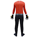Miniatyrbild 4 av 5: Barn Skibidi Toalett TV Man Juldräkt Jumpsuit Mask Set 110cm