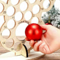 Miniatyrbild 7 av 7: Julchokladramornamenter i trä för hemmet, bordsprydnad Elk